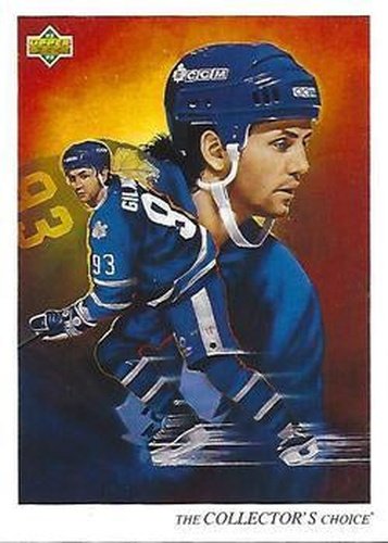 #21 Doug Gilmour - Toronto Maple Leafs - 1992-93 Upper Deck Hockey