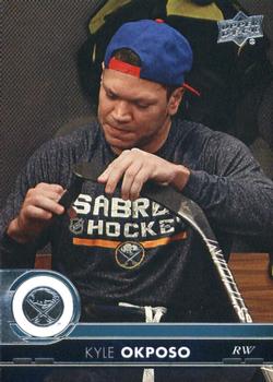#21 Kyle Okposo - Buffalo Sabres - 2017-18 Upper Deck Hockey