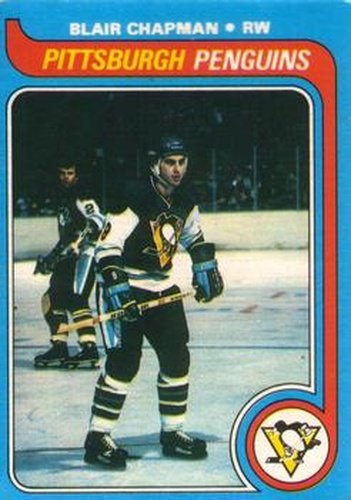 #21 Blair Chapman - Pittsburgh Penguins - 1979-80 O-Pee-Chee Hockey