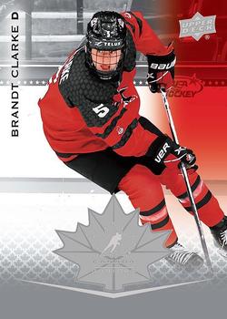 #21 Brandt Clarke - Canada - 2021-22 Upper Deck Team Canada Juniors Hockey