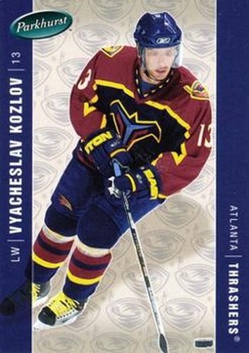 #21 Vyacheslav Kozlov - Atlanta Thrashers - 2005-06 Parkhurst Hockey