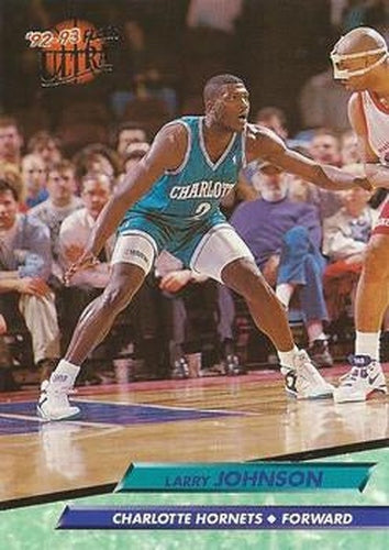 #21 Larry Johnson - Charlotte Hornets - 1992-93 Ultra Basketball