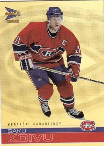 #21 Saku Koivu - Montreal Canadiens - 2001-02 Pacific McDonald's Hockey