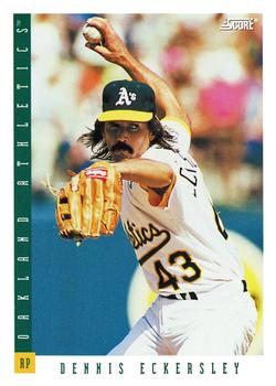 #21 Dennis Eckersley - Oakland Athletics - 1993 Score Baseball