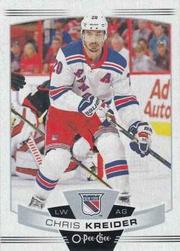 #21b Chris Kreider - New York Rangers - 2019-20 O-Pee-Chee Hockey