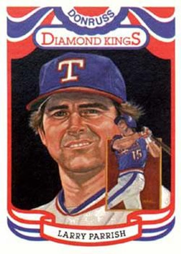 #21b Larry Parrish - Texas Rangers - 1984 Donruss Baseball