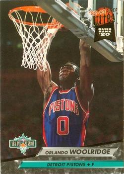 #220 Orlando Woolridge - Detroit Pistons - 1992-93 Ultra Basketball