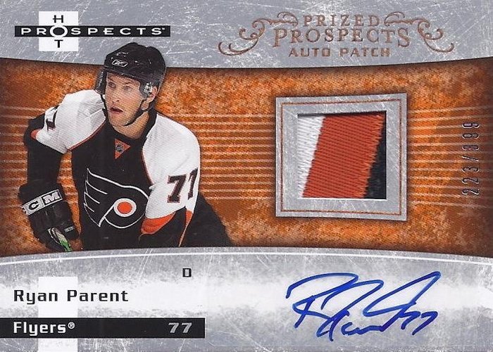 #220 Ryan Parent - Philadelphia Flyers - 2007-08 Fleer Hot Prospects Hockey