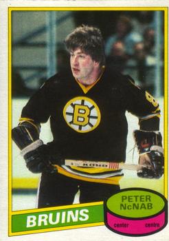 #220 Peter McNab - Boston Bruins - 1980-81 O-Pee-Chee Hockey