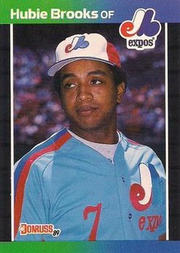 #220 Hubie Brooks - Montreal Expos - 1989 Donruss Baseball