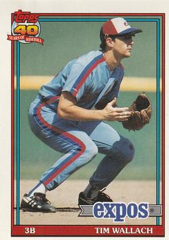 #220 Tim Wallach - Montreal Expos - 1991 O-Pee-Chee Baseball