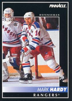 #220 Mark Hardy - New York Rangers - 1992-93 Pinnacle Canadian Hockey