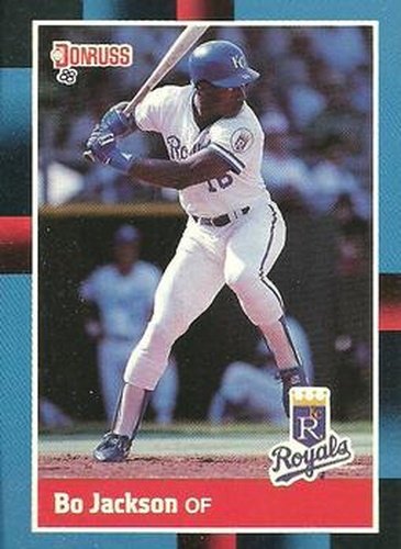 #220 Bo Jackson - Kansas City Royals - 1988 Donruss Baseball