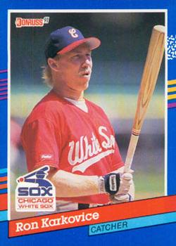 #220 Ron Karkovice - Chicago White Sox - 1991 Donruss Baseball
