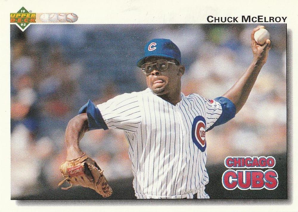 #220 Chuck McElroy - Chicago Cubs - 1992 Upper Deck Baseball