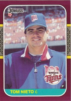 #220 Tom Nieto - Minnesota Twins - 1987 Donruss Opening Day Baseball