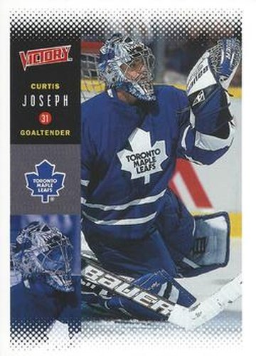 #220 Curtis Joseph - Toronto Maple Leafs - 2000-01 Upper Deck Victory Hockey