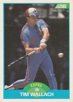 #220 Tim Wallach - Montreal Expos - 1989 Score Baseball