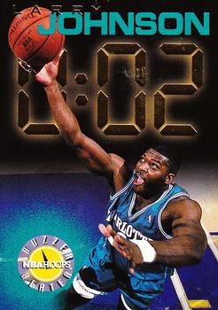 #220 Larry Johnson - Charlotte Hornets - 1995-96 Hoops Basketball