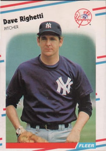 #220 Dave Righetti - New York Yankees - 1988 Fleer Baseball