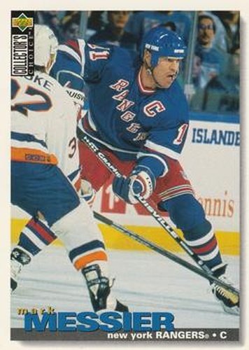 #220 Mark Messier - New York Rangers - 1995-96 Collector's Choice Hockey
