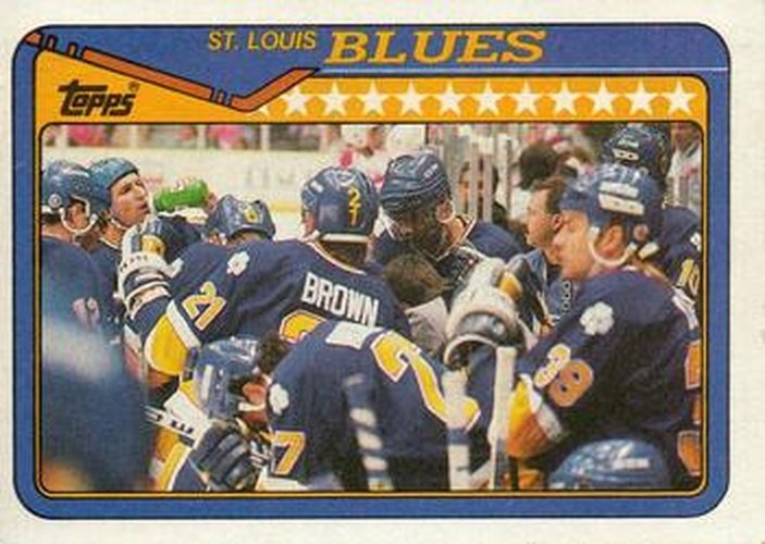 #220 St. Louis Blues - St. Louis Blues - 1990-91 Topps Hockey