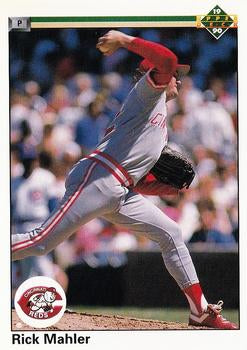 #220 Rick Mahler - Cincinnati Reds - 1990 Upper Deck Baseball