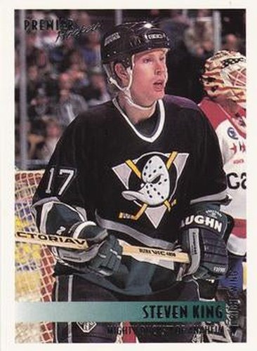#220 Steven King - Anaheim Mighty Ducks - 1994-95 O-Pee-Chee Premier Hockey