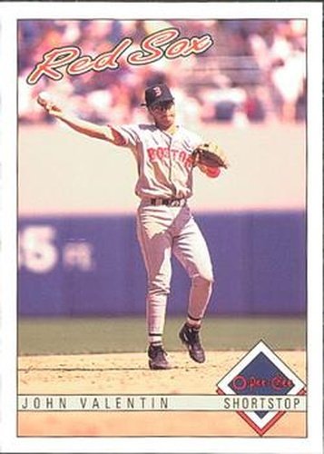 #220 John Valentin - Boston Red Sox - 1993 O-Pee-Chee Baseball