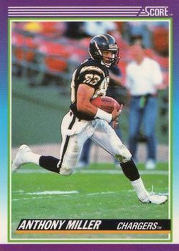 #220 Anthony Miller - San Diego Chargers - 1990 Score Football