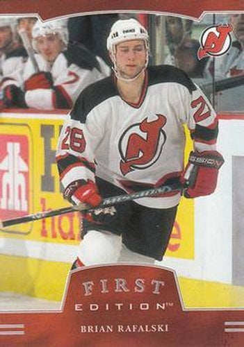 #220 Brian Rafalski - New Jersey Devils - 2002-03 Be a Player First Edition Hockey