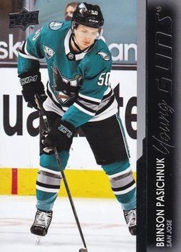 #220 Brinson Pasichnuk - San Jose Sharks - 2021-22 Upper Deck Hockey