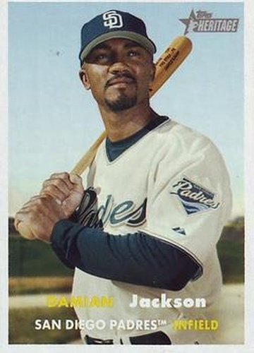 #220 Damian Jackson - San Diego Padres - 2006 Topps Heritage Baseball