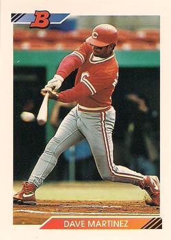 #220 Dave Martinez - Cincinnati Reds - 1992 Bowman Baseball