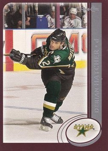 #220 Derian Hatcher - Dallas Stars - 2002-03 O-Pee-Chee Hockey