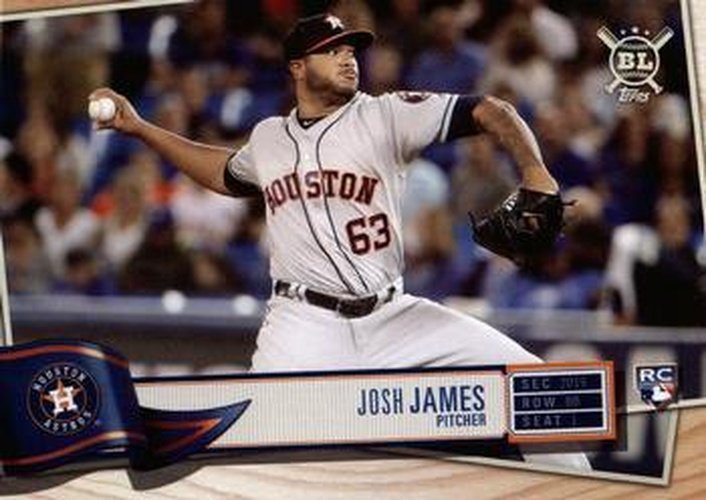 #220 Josh James - Houston Astros - 2019 Topps Big League Baseball