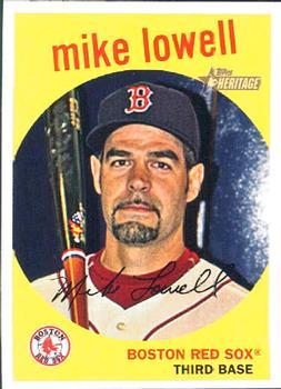 #220 Mike Lowell - Boston Red Sox - 2008 Topps Heritage Baseball
