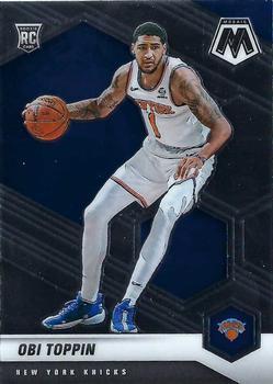 #220 Obi Toppin - New York Knicks - 2020-21 Panini Mosaic Basketball