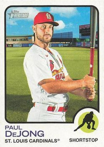 #220 Paul DeJong - St. Louis Cardinals - 2022 Topps Heritage Baseball