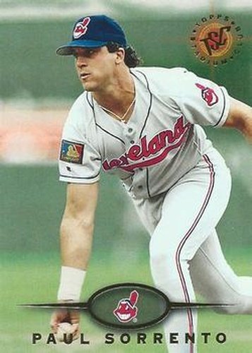 #220 Paul Sorrento - Cleveland Indians - 1995 Stadium Club Baseball