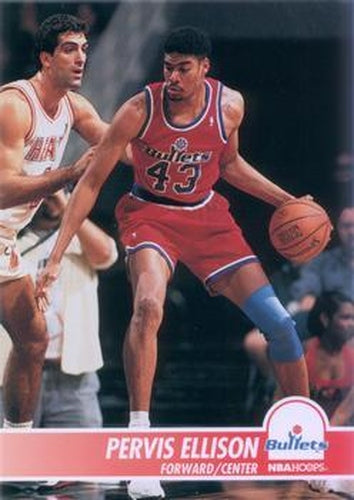 #220 Pervis Ellison - Washington Bullets - 1994-95 Hoops Basketball