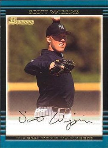 #220 Scott Wiggins - New York Yankees - 2002 Bowman Baseball