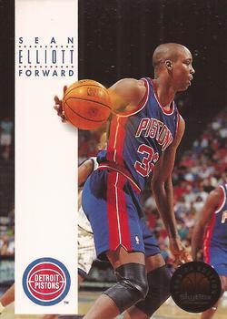 #220 Sean Elliott - Detroit Pistons - 1993-94 SkyBox Premium Basketball