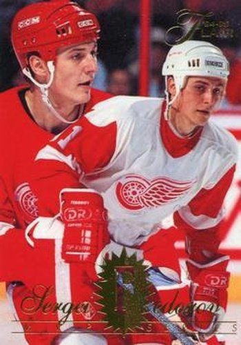 #220 Sergei Fedorov - Detroit Red Wings - 1994-95 Flair Hockey