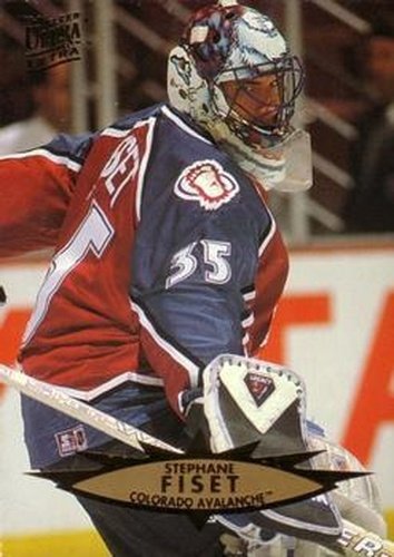 #220 Stephane Fiset - Colorado Avalanche - 1995-96 Ultra Hockey