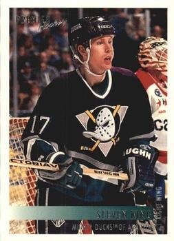 #220 Steven King - Anaheim Mighty Ducks - 1994-95 Topps Premier Hockey