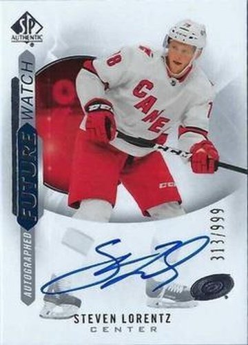 #220 Steven Lorentz - Carolina Hurricanes - 2020-21 SP Authentic Hockey