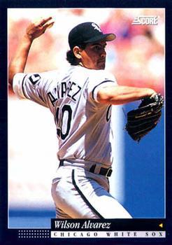 #220 Wilson Alvarez - Chicago White Sox -1994 Score Baseball