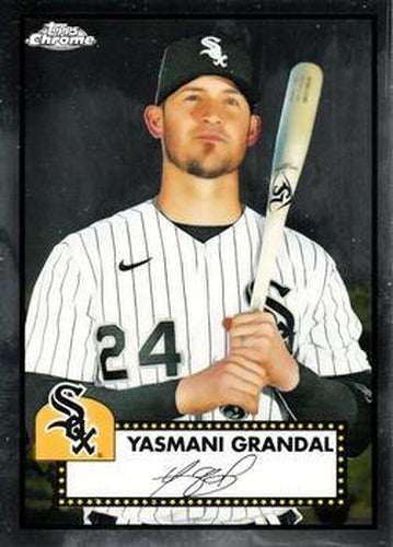 #220 Yasmani Grandal - Chicago White Sox - 2021 Topps Chrome Platinum Anniversary Baseball