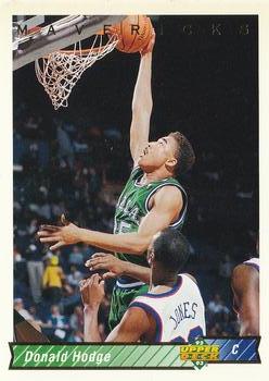 #220 Donald Hodge - Dallas Mavericks - 1992-93 Upper Deck Basketball